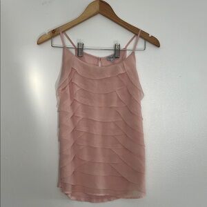 Kismet, Elegant Pink Ruffled Women's Pink Top